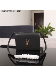Fashion Yves Saint Laurent Monogramme Cross-body Shoulder Bag 126605 Black Tl15235OM51