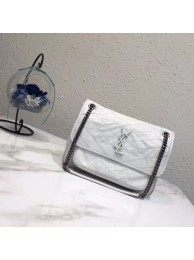 High Quality Yves Saint Laurent Medium Niki Chain Bag 498894 white Tl15052BH97