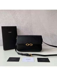 Imitation Fashion YSL LE MAILLON SATCHEL IN SMOOTH LEATHER 6497952 black Tl14699kd19