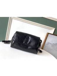 Luxury Replica SAINT LAURENT Niki leather belt bag 577124 black Tl14905vv50