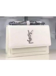 Luxury Yves Saint Laurent Cross-body Shoulder Bag Y8816 White Tl15272QT69