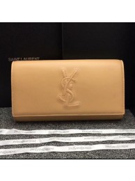 Luxury Yves Saint Laurent Original Leather Sac Be Du Jour Clutch Bag 26752 Beige Tl14796Px24