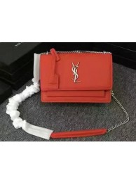 Replica AAA Yves Saint Laurent Monogramme Cross-body Shoulder Bag Y3370 Red Tl15225of41