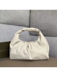 Replica Best Quality Bottega Veneta Sheepskin Original Leather 610524 white Tl17111Rf83