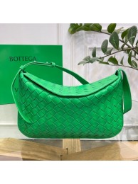 Replica Bottega Veneta Intreccio leather shoulder bag 690226 Parakeet Tl16669ls37