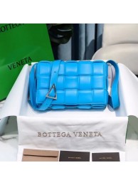 Replica Designer Bottega Veneta PADDED CASSETTE BAG 591970 blue Tl16981Bb80