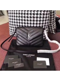Replica Fashion Yves Saint Laurent Leather Cross-body Shoulder Bag 2829 Black Tl15073HM85