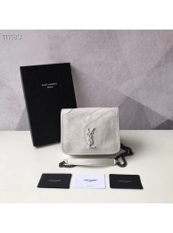 SAINT LAURENT Niki Mini leather shoulder bag 03743 white Tl14916ea89