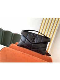 SAINT LAURENT Original Leather Shoulder Bag 577475 Black&Black-toned hardware Tl14856CI68