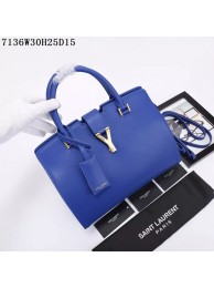 Saint Laurent Small Classic Monogramme Leather Flap Bag Y7136 blue Tl15120Jz48