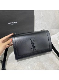 Top Yves Saint Laurent Calfskin Leather Shoulder Bag Y635627-1 black Tl14786yq38
