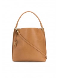 Yves Saint Laurent Calfskin Leather Shoulder Bag Y635266 brown Tl14755Jz48