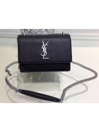 Yves Saint Laurent Cross-body Shoulder Bag Y13927 Black Tl15294Xr72
