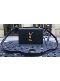 Yves Saint Laurent Cross-body Shoulder Bag Y26605 Black Tl15231qM91