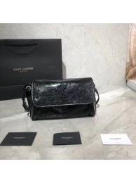 Yves Saint Laurent Niki Leather Shoulder Bag Y577124 Black Tl14875dV68