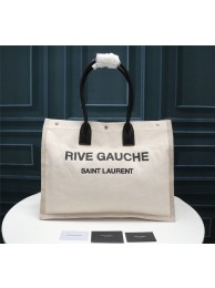Yves Saint Laurent Rive Gauche Tote Shopping Bag 59929 White Tl14671EW67
