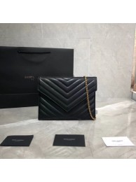 Yves Saint Laurent Shoulder Bag Original Leather Y569267 Black Tl14877bT70